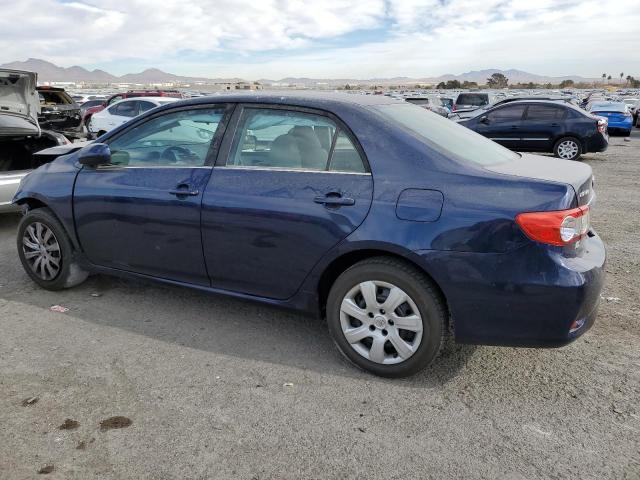 TOYOTA COROLLA BA 2013 blue sedan 4d gas 5YFBU4EE8DP183474 photo #3