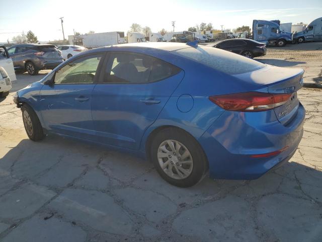 HYUNDAI ELANTRA SE 2017 blue  gas 5NPD74LF9HH201818 photo #3