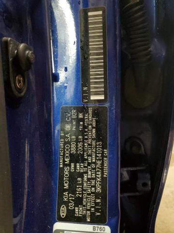 2017 KIA FORTE LX - 3KPFK4A77HE141013