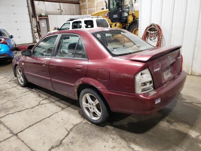 MAZDA PROTEGE DX 2003 maroon sedan 4d gas JM1BJ226X31140669 photo #3