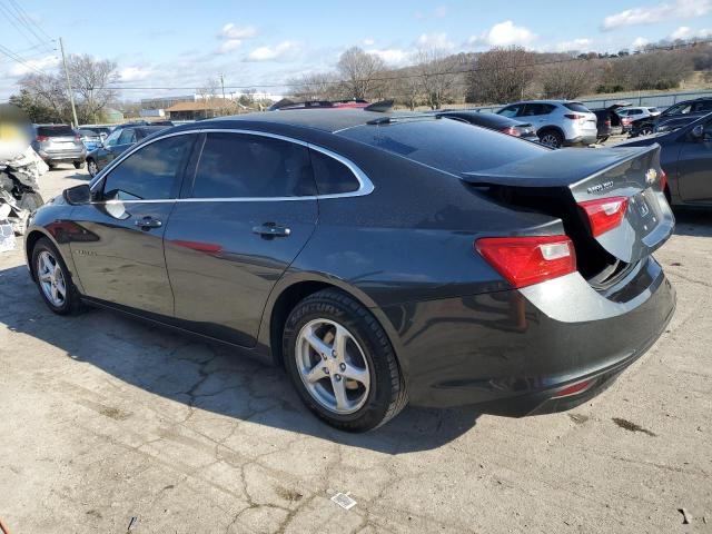 CHEVROLET MALIBU LS 2017 gray sedan 4d gas 1G1ZB5ST0HF252337 photo #3