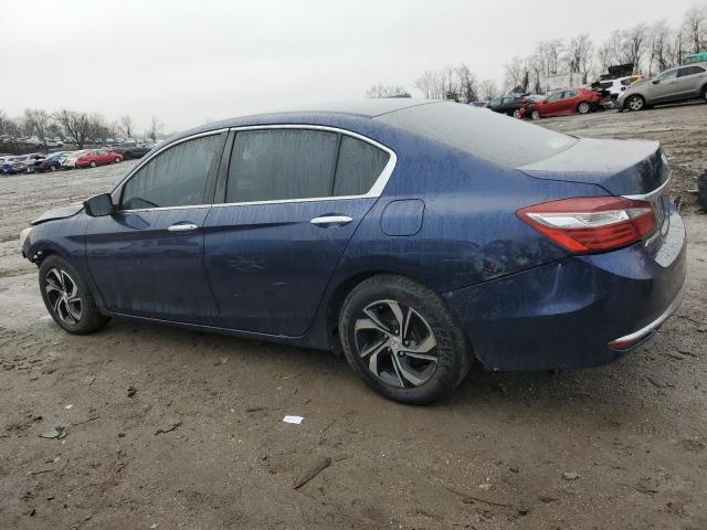 HONDA ACCORD LX 2017 blue  gas 1HGCR2F35HA233184 photo #3