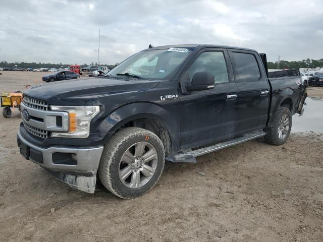 FORD F150 SUPER 2019 black  gas 1FTEW1C54KKE35175 photo #1