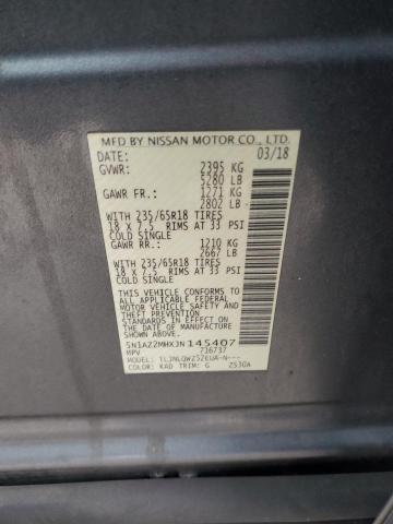 2018 NISSAN MURANO S - 5N1AZ2MHXJN145407