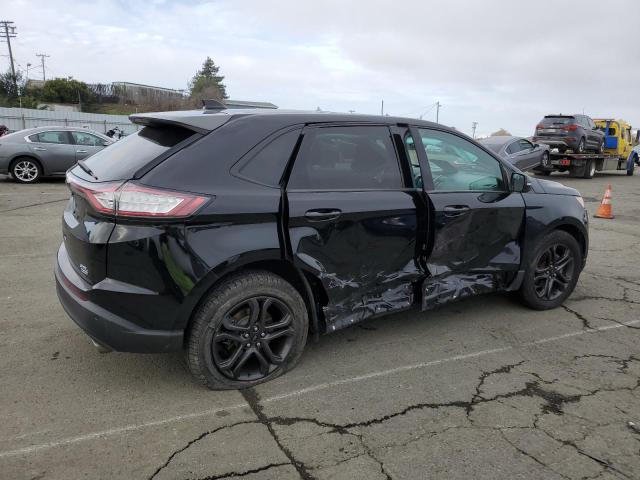 FORD EDGE SEL 2018 black  gas 2FMPK3J9XJBB40396 photo #4