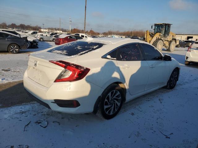 HONDA CIVIC EX 2018 white  gas 19XFC2F72JE043958 photo #4