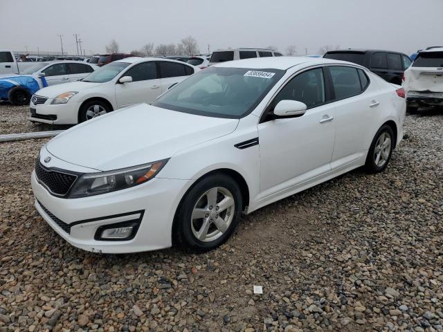 KIA OPTIMA LX 2015 white  gas KNAGM4A77F5630788 photo #1