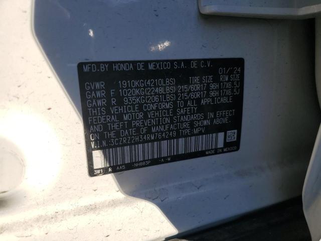 2024 HONDA HR-V LX - 3CZRZ2H34RM764249