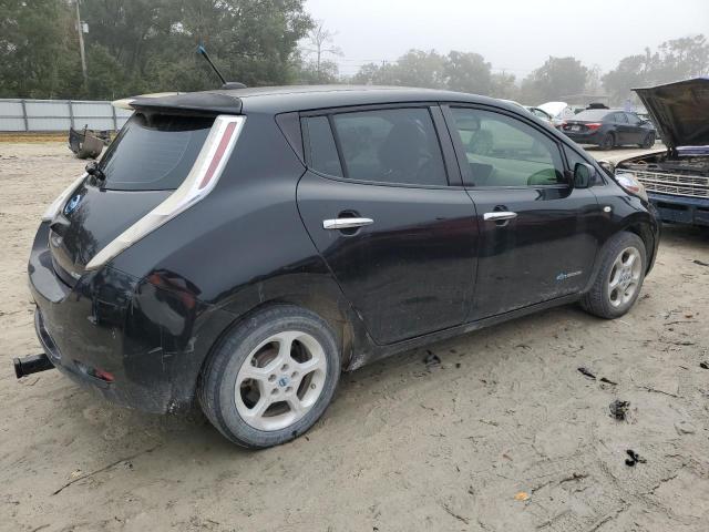 NISSAN LEAF SV 2012 black  electric JN1AZ0CP6CT018592 photo #4