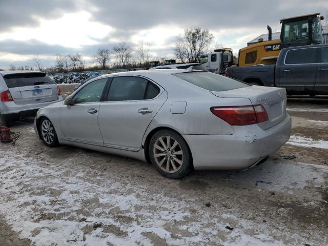 LEXUS LS 460L 2010 silver  gas JTHDL5EF5A5001764 photo #3