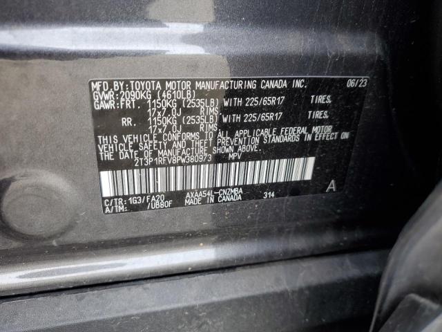 VIN 2T3P1RFV8PW380973 2023 TOYOTA RAV4 no.12