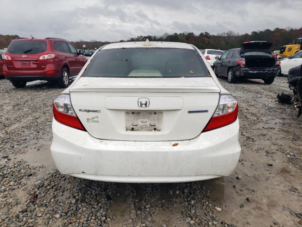 Lot #3033119990 2012 HONDA CIVIC HYBR