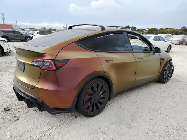 TESLA MODEL Y 2023 gold  electric 7SAYGDEF8PF859287 photo #4