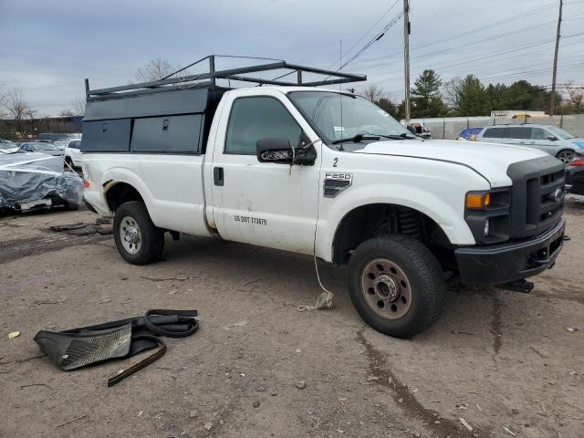 FORD F250 SUPER 2008 white  gas 1FTNF21588ED94081 photo #1