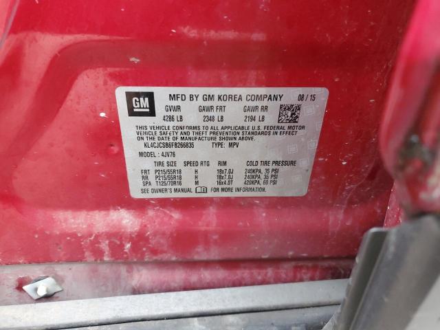 2015 BUICK ENCORE - KL4CJCSB6FB266835