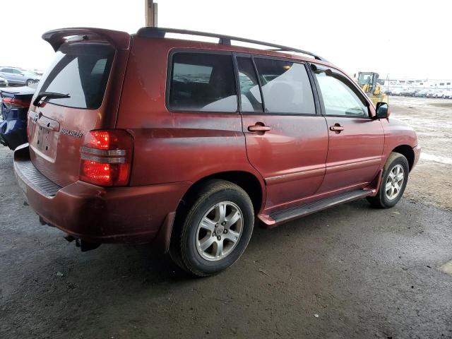 TOYOTA HIGHLANDER 2002 red  gas JTEHF21A520053103 photo #4