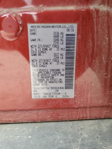 2016 NISSAN ROGUE S - 5N1AT2MT3GC900486