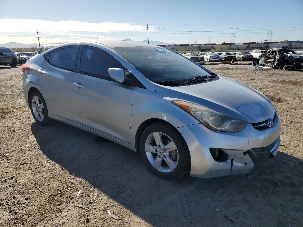 Lot #3037833279 2013 HYUNDAI ELANTRA GL