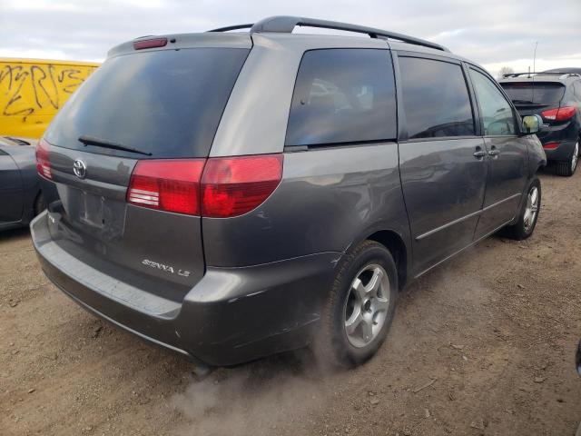 TOYOTA SIENNA CE 2005 gray  gas 5TDZA23C15S235923 photo #4