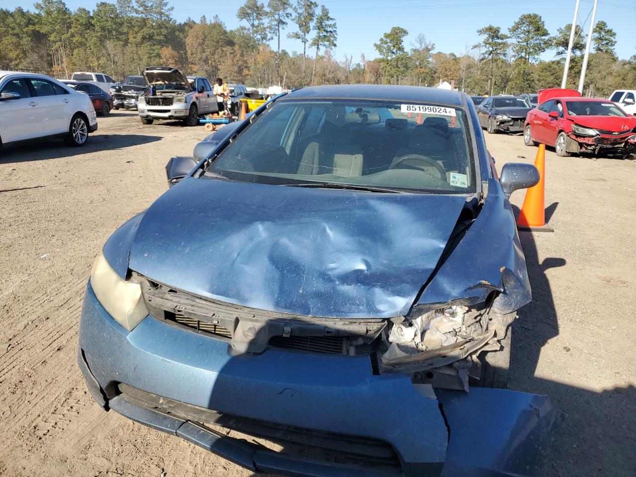 Lot #3027030806 2008 HONDA CIVIC LX