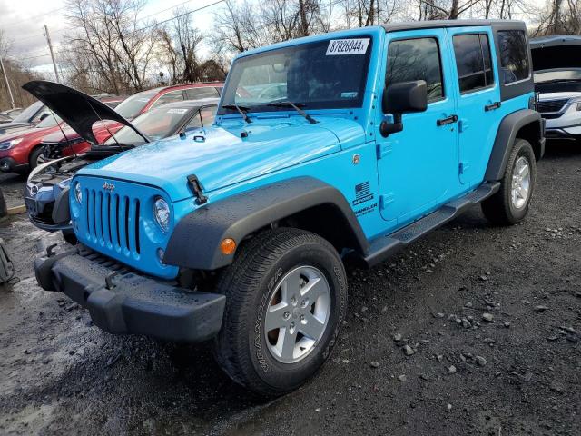 JEEP WRANGLER U 2017 blue  flexible fuel 1C4BJWDG5HL748561 photo #1