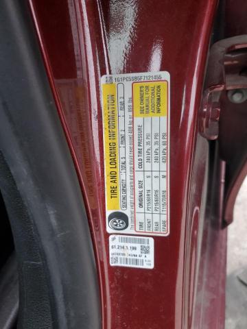 2015 CHEVROLET CRUZE LT - 1G1PC5SB5F7121455