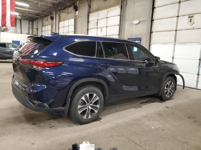 TOYOTA HIGHLANDER 2021 blue  gas 5TDGZRBH2MS549004 photo #4