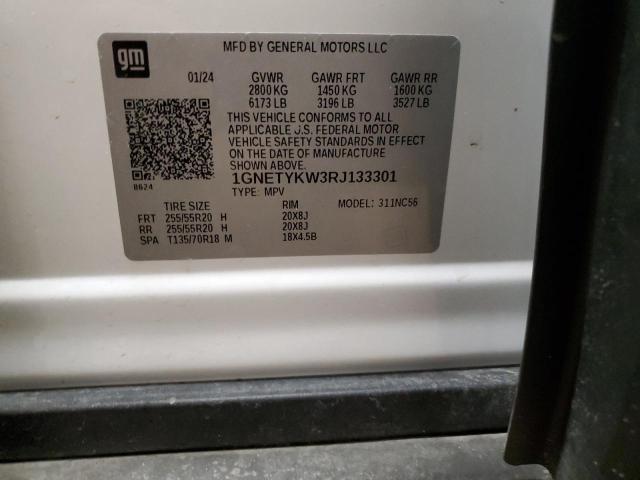 2024 CHEVROLET TRAVERSE L - 1GNETYKW3RJ133301