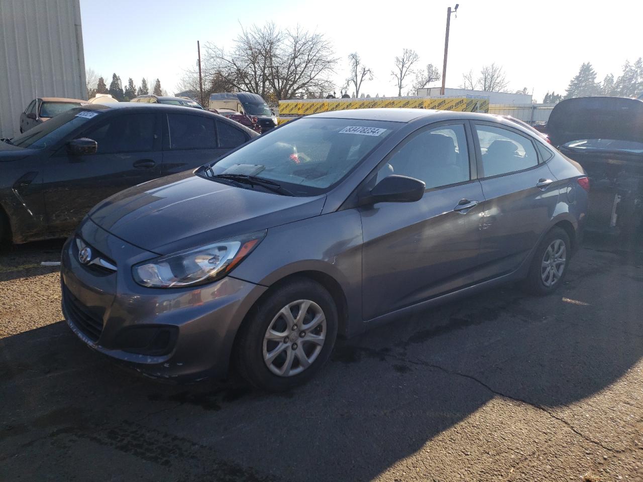 Lot #3023459275 2014 HYUNDAI ACCENT GLS