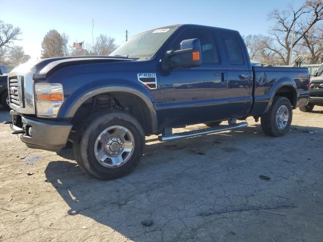 FORD F250 SUPER 2008 blue  diesel 1FTSX21R28EB41048 photo #1