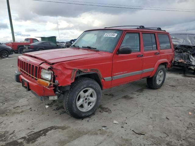 JEEP CHEROKEE 2000 red  gas 1J4FF48S3YL110082 photo #1