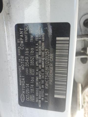 2015 HYUNDAI ACCENT GS KMHCT5AE8FU203257