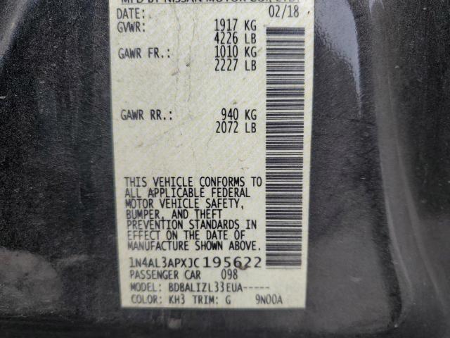 2018 NISSAN ALTIMA 2.5 - 1N4AL3APXJC195622
