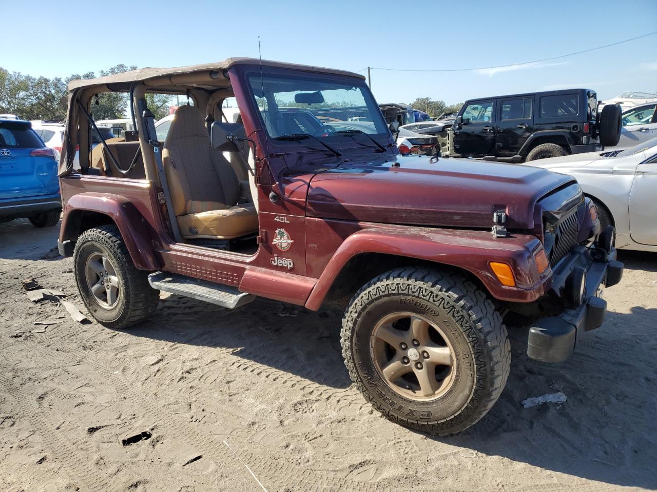 Lot #3030219130 2001 JEEP WRANGLER /