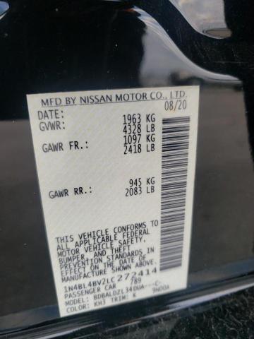 2020 NISSAN ALTIMA S - 1N4BL4BV2LC272414