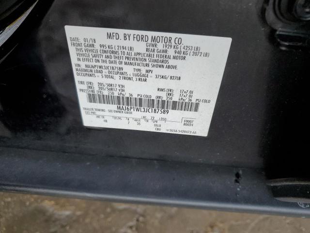 2018 FORD ECOSPORT T - MAJ6P1WL3JC187589