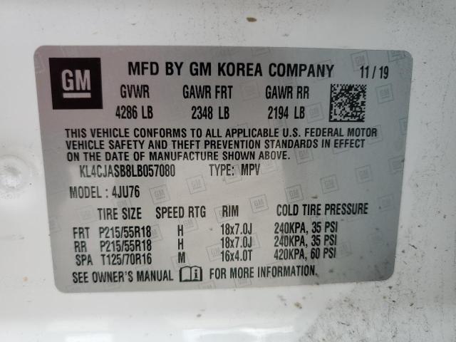 2020 BUICK ENCORE PRE - KL4CJASB8LB057080