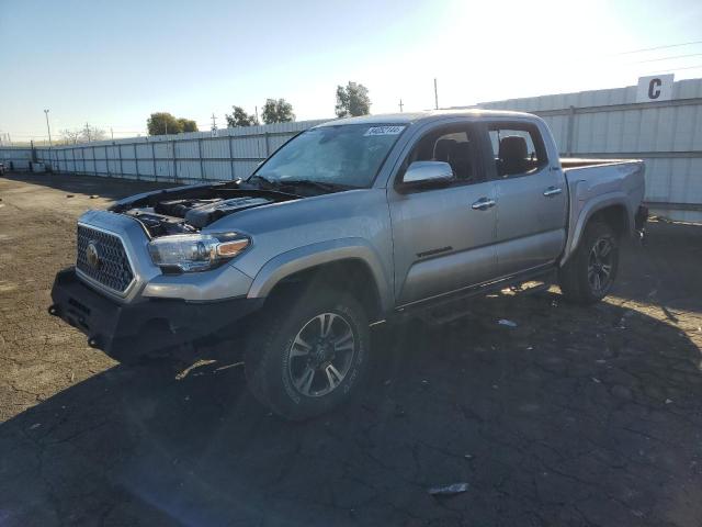 TOYOTA TACOMA DOU 2019 gray  gas 5TFCZ5ANXKX191415 photo #1