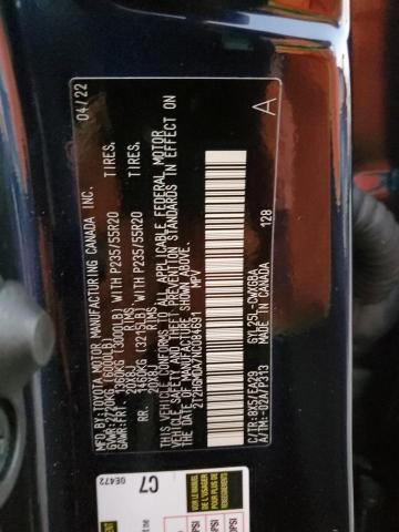 2022 LEXUS RX 450H 2T2HGMDA7NC084691