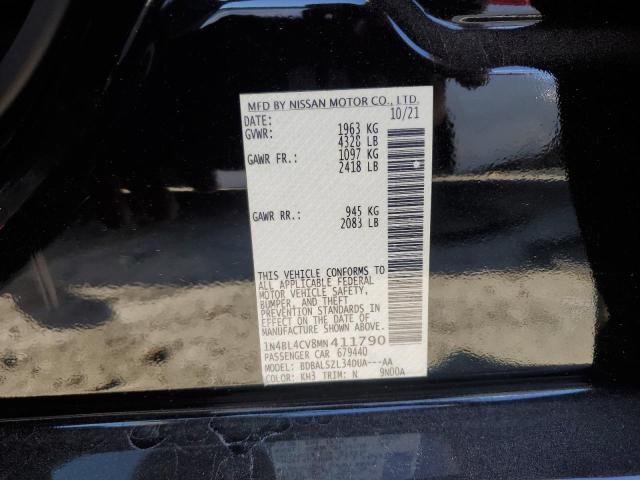 2021 NISSAN ALTIMA SR - 1N4BL4CV8MN411790