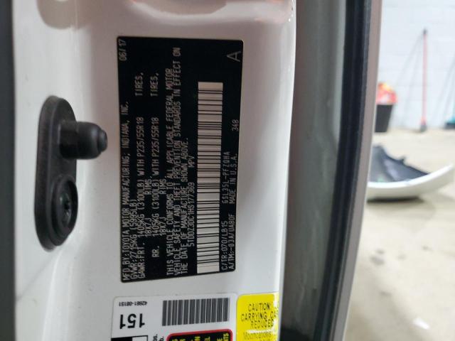 2017 TOYOTA SIENNA XLE - 5TDDZ3DC1HS177369