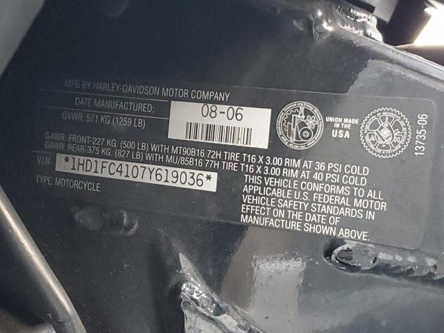 2007 HARLEY-DAVIDSON FLHTCUI 1HD1FC4107Y619036