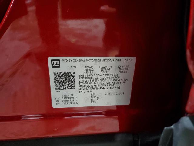 2024 CHEVROLET EQUINOX RS - 3GNAXWEG5RS102710
