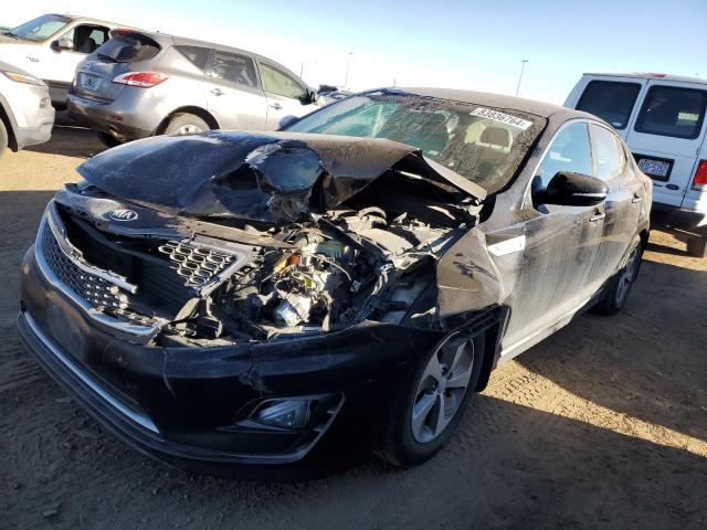 KIA OPTIMA HYB 2016 black  hybrid engine KNAGM4AD2G5096770 photo #1