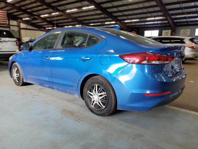 HYUNDAI ELANTRA SE 2017 blue sedan 4d gas KMHD74LF3HU118709 photo #3