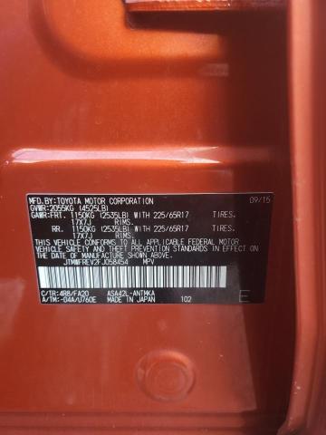 2015 TOYOTA RAV4 XLE - JTMWFREV2FJ058454