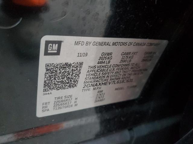 2020 CHEVROLET EQUINOX LS 2GNAXHEV7L6183631