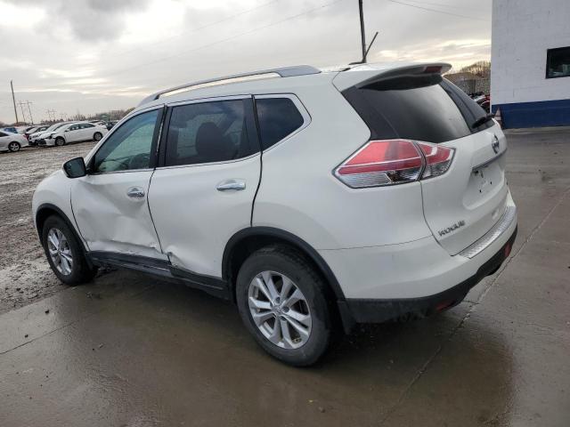 NISSAN ROGUE S 2014 white  gas 5N1AT2MV7EC854093 photo #3