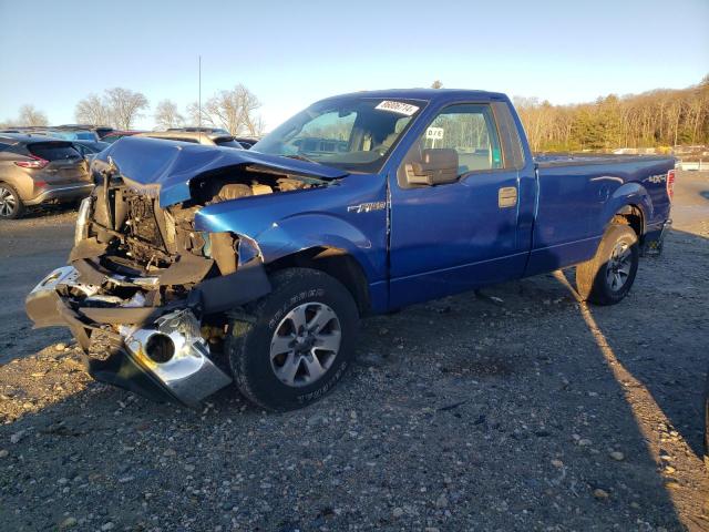 FORD F150 2010 blue pickup gas 1FTMF1EW3AKA76689 photo #1