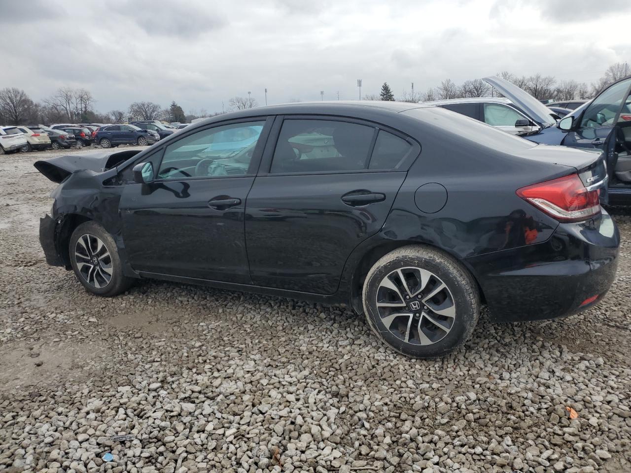 Lot #3029574140 2014 HONDA CIVIC EX